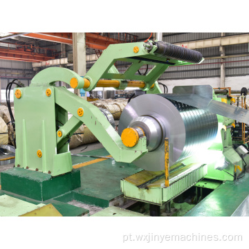 Máquina de linha de corte de folha de bobina de alumínio
